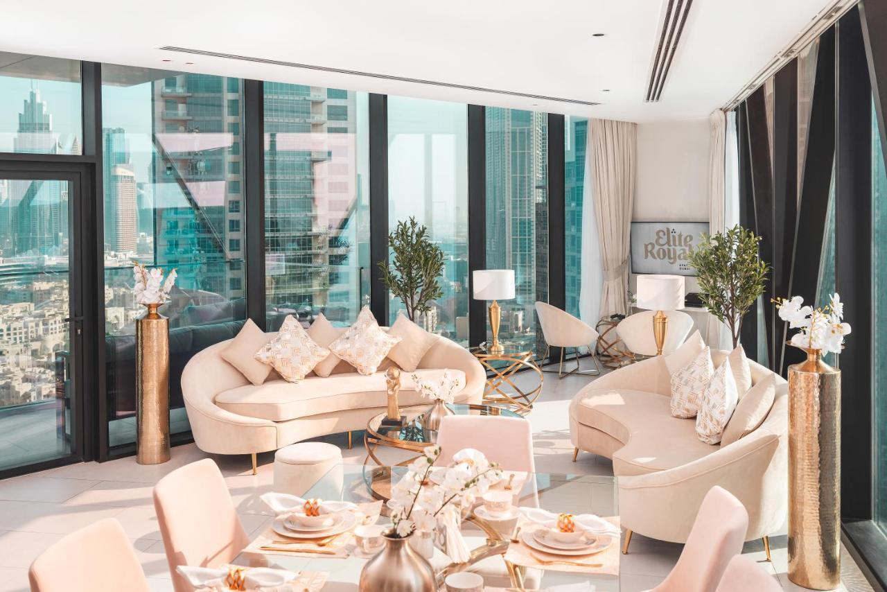 Elite Royal - Panoramic Burj Khalifa, Fountain & Skyline View - Marquise شقة *